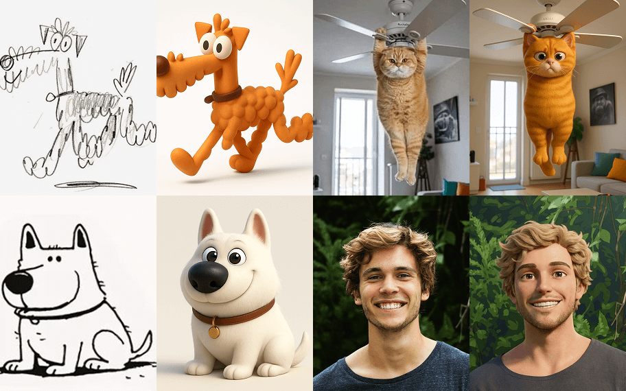 Zero-Barrier Image & 3D Character Animation