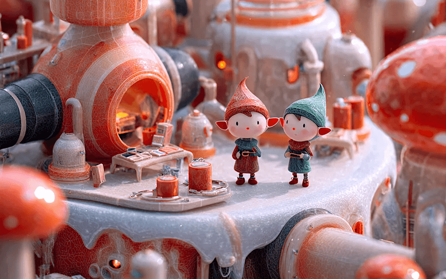 Complex scenes with precise spatial logic